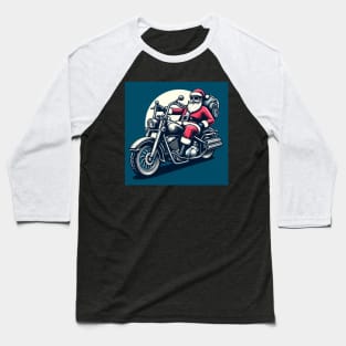 Santa’s Midnight Ride Baseball T-Shirt